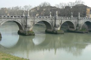 The beautiful Sant'Angelo Bridge