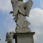 The beautiful Sant'Angelo Bridge with its decorative statuary.