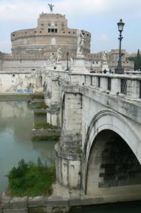 Sant'Angelo Bridge looking toward