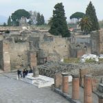 Italy - Ruins of Pompeii The ancient city of Pompeii was