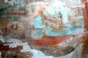 Italy - Pompeii ruins Wall fresco See report: http://www.archaeology.org/issues/124-1403/features/1813-pompeii-saving-the-villa-of-the-mysteries