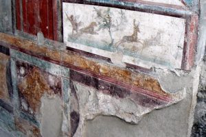 Italy - Pompeii ruins Wall fresco See report: http://www.archaeology.org/issues/124-1403/features/1813-pompeii-saving-the-villa-of-the-mysteries