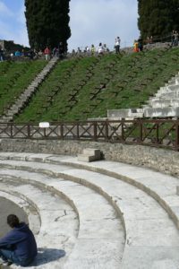 Italy - Ruins of Pompeii colosseum