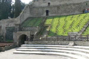 Italy - Ruins of Pompeii colosseum