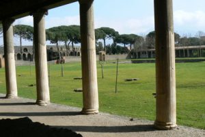 Italy - Ruins of Pompeii Horse stables.