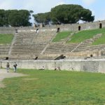 Italy - Ruins of Pompeii Colosseum.