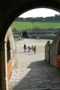 Italy - Ruins of Pompeii Colosseum