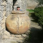 Italy - Ruins of Pompeii Water urn.