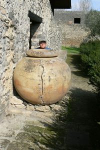 Italy - Ruins of Pompeii Water urn.
