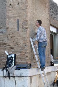 Italy - Ruins of Pompeii Archeological studies continue.