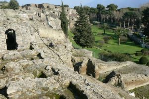 Italy - Ruins of Pompeii The ancient city of Pompeii was