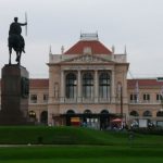 Zagreb - statue of the first Croatian king Tomislav in