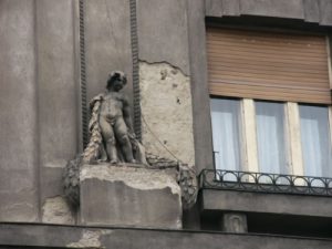Zagreb - decaying nouveau detail
