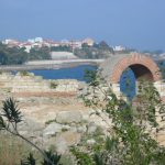 Nesebar--Old Town View Toward New Town
