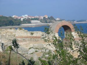 Nesebar--Old Town View Toward New Town