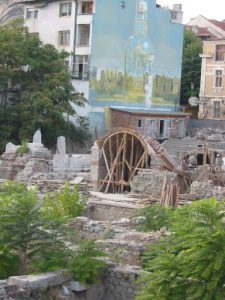 Plovdiv Old Town with Roman Ruins