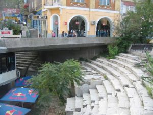 Plovdiv Old Town with Roman Ruins