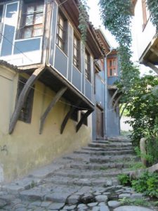 Plovdiv Old Town Typical Architecture