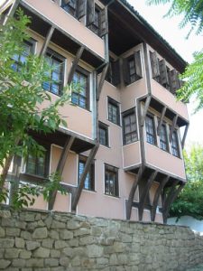 Plovdiv Old Town Typical Architecture