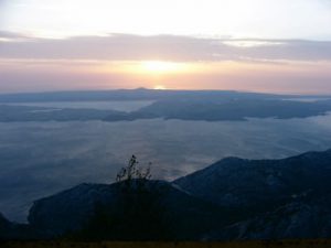 Sunset on the Adriatic