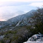 Adriatic coast from the hills of