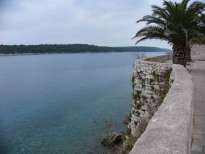 The picturesque town of Grad on the island of Rab