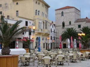 The picturesque town of Grad on the island of Rab