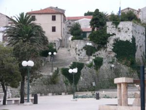 The picturesque town of Grad on the island of Rab