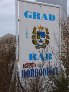 The picturesque town of Grad on the island of Rab