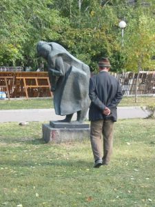 Sofia--Statue and Thinker