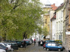 Ljubljana - old town along the