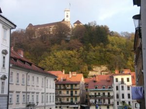 Ljubljana - the Castle seen from