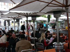 Ljubljana - outdoor cafe