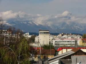 Ljubljana - the mountains beyond the