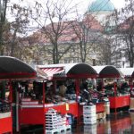 Ljubljana - market stalls