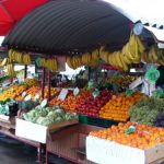 Ljubljana - market stalls