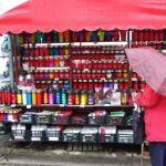 Ljubljana - market stalls