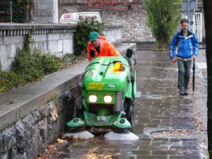 Ljubljana - street sweeper