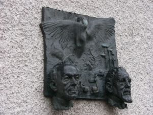 Ljubljana - plaque at Museum of