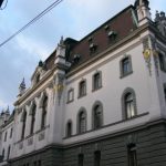 Ljubljana - the main building of the university on the
