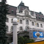 Ljubljana - the main building of