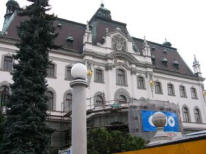 Ljubljana - the main building of