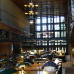 Ljubljana - interior of university library