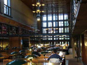 Ljubljana - interior of university library