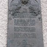 Ljubljana - exterior plaque at the