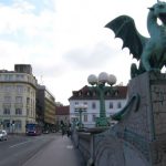 Ljubljana - Dragon Bridge and old town