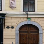 Ljubljana - memorial for a woman waiting for the return