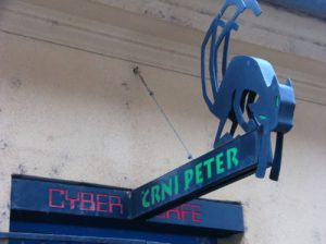 Ljubljana - cyber cafe