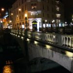 Ljubljana - old town Triple Bridge