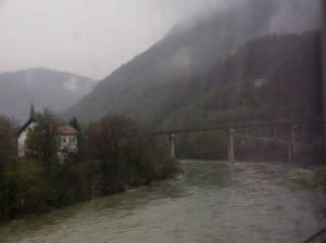 Train from Zagreb to Ljubljana The 3-hour ride between the Croatian